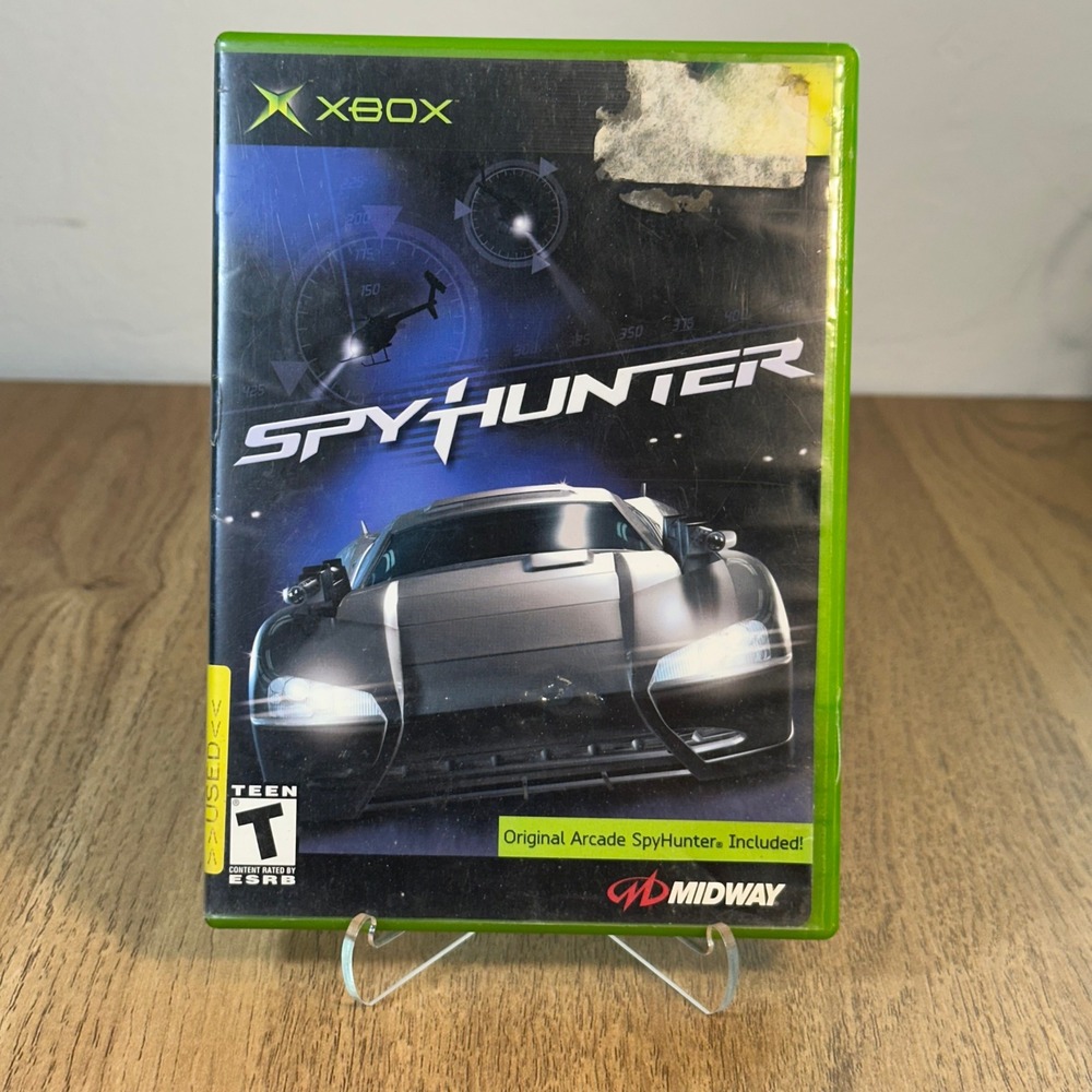 SpyHunter Xbox Platinum Hits Case and Art Only Non-Working Disc Authentic